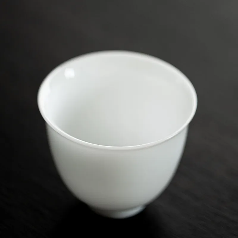 Ice Jade Porcelain Bell Teacup Chinese Ceramic Tasting Cup Gift Box Set 3 Ice Jade Porcelain Bell Teacup Chinese Ceramic Tasting Cup Gift Box Set - Image 3