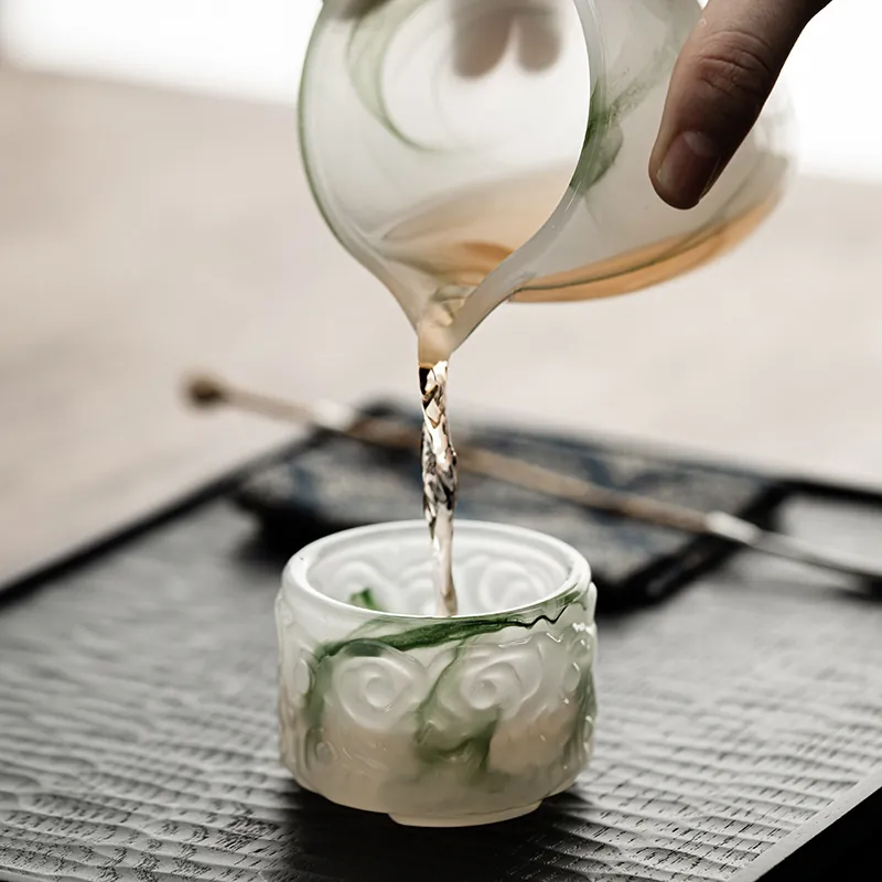 White Jade Glaze Gongfu Tea Master Cup Small Chinese Personal Teacup