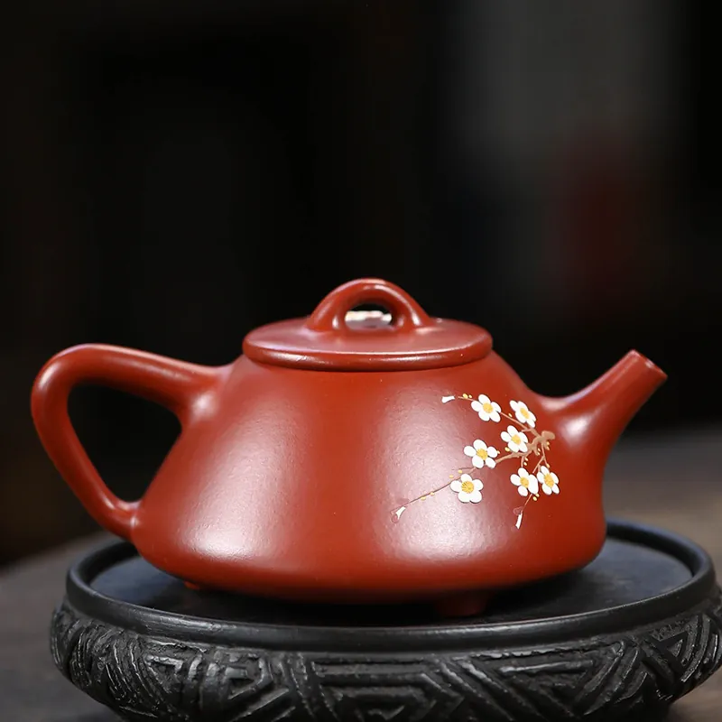 Wholesale Yixing Zisha Dahongpao Clay Ziye Shipiao Plum Blossom Teapot
